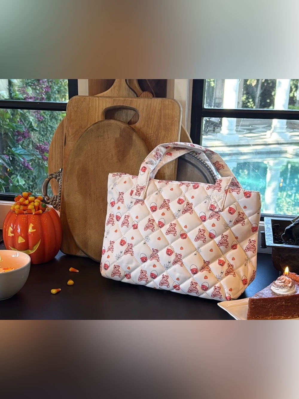 Mini fall tote bag bag